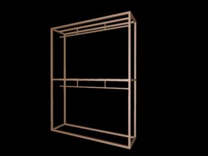 CLOTHES DISPLAY STAND 02