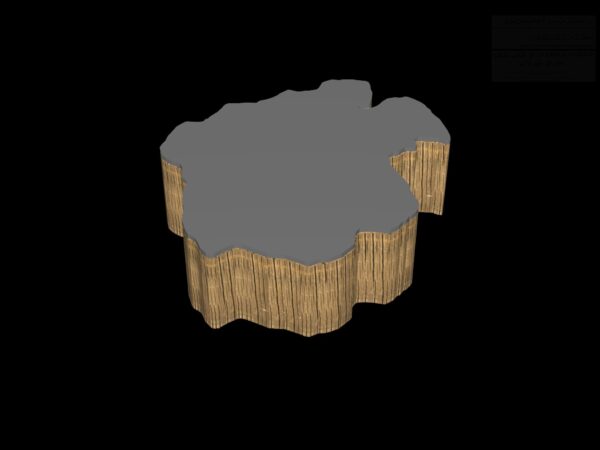 Wooden Coffee Table 01